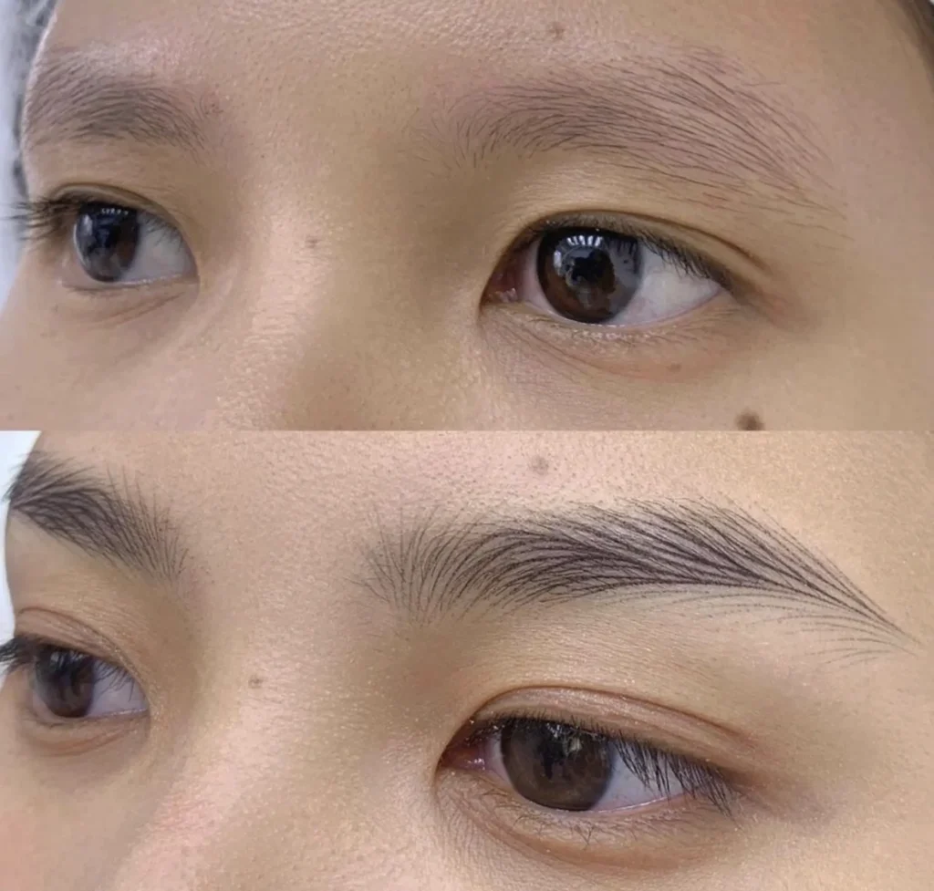 Eyebrow tattoos